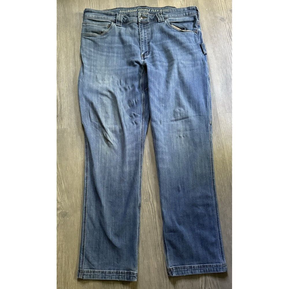 Men's Duluth Trading Co Ballroom Double Flex Carpenter Jeans 38x32 Standard Fit